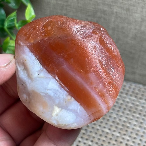 Raw red agate stone - raw, chunk