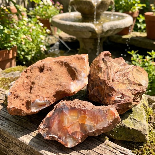 Extra large red - large, carnelian