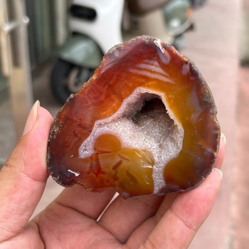 245g small natural red agate - natural,