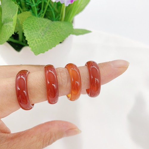 6mm red agate carnelian solid - 6mm,